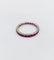50 Alliance américaine Art déco - Bague éternité en or blanc 18k et rubis 58 Facettes A07600