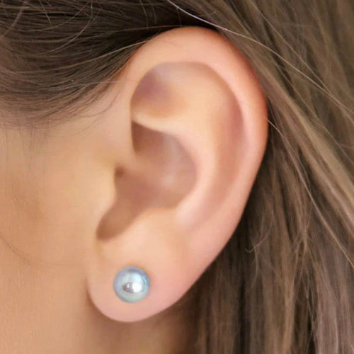 Boucles d'oreilles AITCHES Underwater - Boucles d'oreilles en or blanc et perles Akoya 58 Facettes GER1333WG