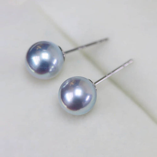 Boucles d'oreilles AITCHES Underwater - Boucles d'oreilles en or blanc et perles Akoya 58 Facettes GER1333WG