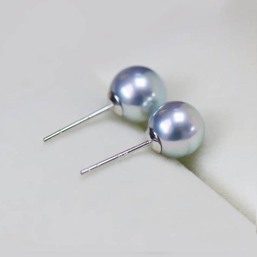 Boucles d'oreilles AITCHES Underwater - Boucles d'oreilles en or blanc et perles Akoya 58 Facettes GER1333WG