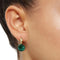 Boucles d'oreilles Jullie - Boucles d'oreilles boules en argent 925 et malachite 58 Facettes SER1028YG-1