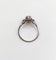 51 Art déco - Bague géométrique en or blanc, platine et diamants 58 Facettes A07610