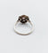 51 Art déco - Bague géométrique en or blanc, platine et diamants 58 Facettes A07610