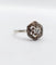 51 Art déco - Bague géométrique en or blanc, platine et diamants 58 Facettes A07610