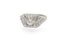 52 Art Déco - Bague en platine et diamants taille ancienne 58 Facettes 13500