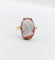 48.5 Bague antique en or 18k et camée sur calcédoine 58 Facettes A07611