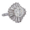 51 Bague en platine avec diamants et certificat IGS London 58 Facettes AN704 '(00869)