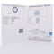 51 Bague en platine avec diamants et certificat IGS London 58 Facettes AN704 '(00869)