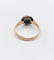60 Victorienne - Bague marguerite en or rose 18k, argent et diamants 58 Facettes A07628