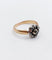 60 Victorienne - Bague marguerite en or rose 18k, argent et diamants 58 Facettes A07628