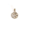 Pendentif Pendentif rosace en or blanc et diamants 58 Facettes LMB-384