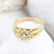50 Bague réversible en or jaune 18K avec saphir et diamants 58 Facettes SC3