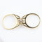 50 Bague réversible en or jaune 18K avec saphir et diamants 58 Facettes SC3