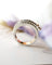 Bague 54 Guy Laroche - Bague bandeau « Ceinture » en or blanc 750, saphirs et diamants 58 Facettes C2259