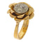 59 Bague rose en or rose et blanc avec diamants 1,16 ct 58 Facettes G3991