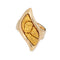 Bague 57 Bague nugget - Or jaune 14 carats avec pépites d’or naturel 58 Facettes G13937