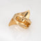 Bague 57 Bague nugget - Or jaune 14 carats avec pépites d’or naturel 58 Facettes G13937