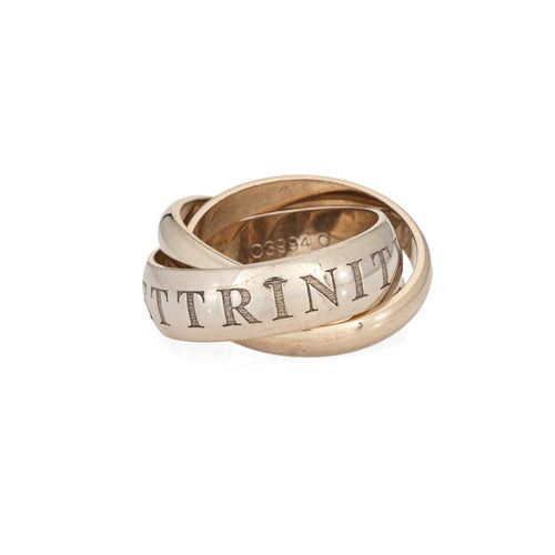 Bague 46 Cartier Amour et Trinity - Bague en or blanc 18 carats, taille 46 58 Facettes G13987
