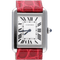 Montre Cartier Tank Solo - Montre quartz bracelet cuir rouge 58 Facettes MT47617
