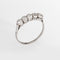 Bague 54 Style édouardien - Bague 5 diamants en platine 900 58 Facettes G13971