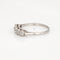 Bague 54 Style édouardien - Bague 5 diamants en platine 900 58 Facettes G13971