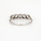Bague 54 Style édouardien - Bague 5 diamants en platine 900 58 Facettes G13971