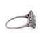 61 Bague Art déco en platine avec rubis et diamants 58 Facettes AN606 (00539)