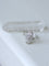 62 Bague marquise ancienne en or blanc et diamants 58 Facettes