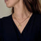 Chaîne et pendentif Vierge en or jaune 18K 58 Facettes 58FC62