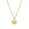 Chaîne et pendentif Vierge en or jaune 18K 58 Facettes 58FC62