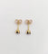 Puces d'oreilles vintage en or 18k et améthystes 58 Facettes A07634