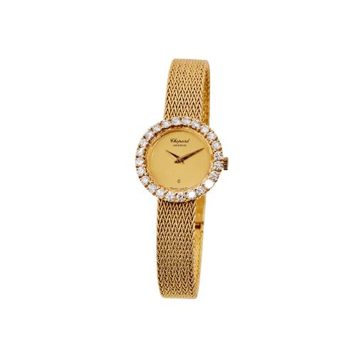 Chopard - Montre vintage en or jaune et diamants 58 Facettes 3100