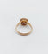46 Bague marguerite antique en or rose 18K, perle et diamants 58 Facettes A07642