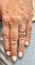54 Bague trilogie en or blanc 18 carats et diamants 58 Facettes Bob