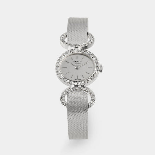 Chopard - Montre vintage en or blanc et diamants 58 Facettes 260