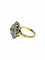59.5 Bague ancienne en or jaune 18K, rubis et diamants 58 Facettes 2085
