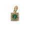 Pendentif en or jaune, diamants et émeraude 58 Facettes 260187R
