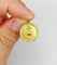 Augis - Pendentif médaille d'amour en or 18k, diamant et rubis 58 Facettes A07650