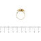 59 Bague camée en or jaune 58 Facettes 40186