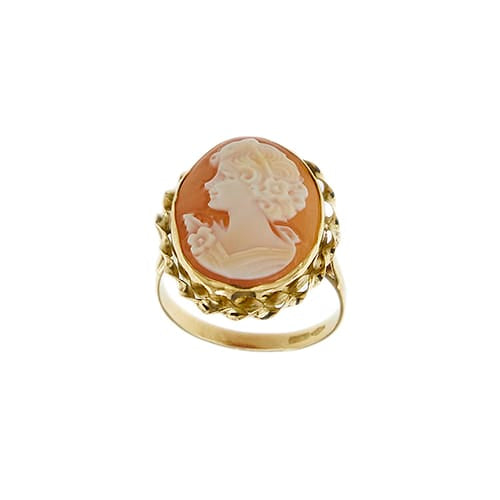 59 Bague camée en or jaune 58 Facettes 40186