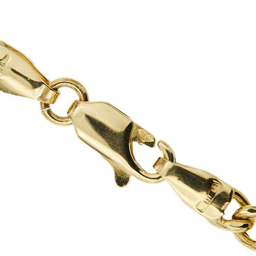 Bracelet homme à plaque en or jaune 58 Facettes 40714