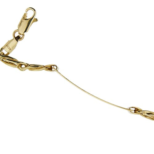 Bracelet homme à plaque en or jaune 58 Facettes 40714