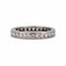 53 Art déco - Bague d'éternité en platine et diamants 58 Facettes RI-1066