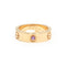55 Cartier Love - Alliance en or rose et saphir rose 58 Facettes 260194R