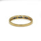 55 Demi-alliance - Bague en or jaune, diamants et saphirs 58 Facettes 260196R