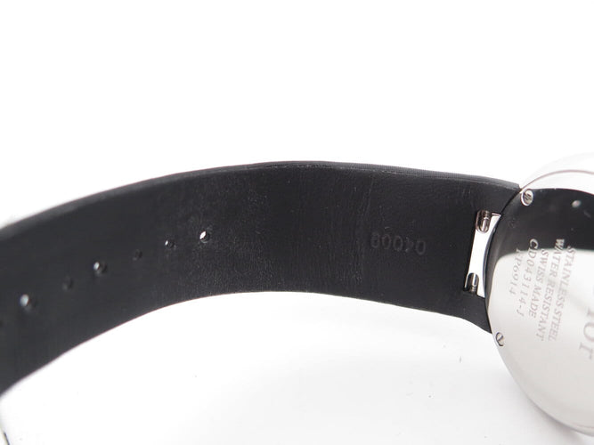 Dior La D de Dior - Montre 38 mm en acier et diamants 58 Facettes 276018