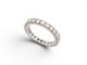 55 Alliance américaine - Bague T55 en or blanc 18k et diamants 2 ct 58 Facettes 276203