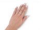 55 Alliance américaine - Bague T55 en or blanc 18k et diamants 2 ct 58 Facettes 276203