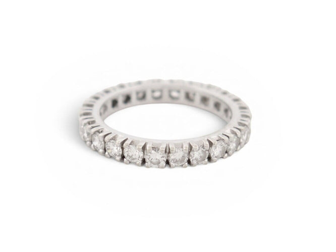 55 Alliance américaine - Bague T55 en or blanc 18k et diamants 2 ct 58 Facettes 276203