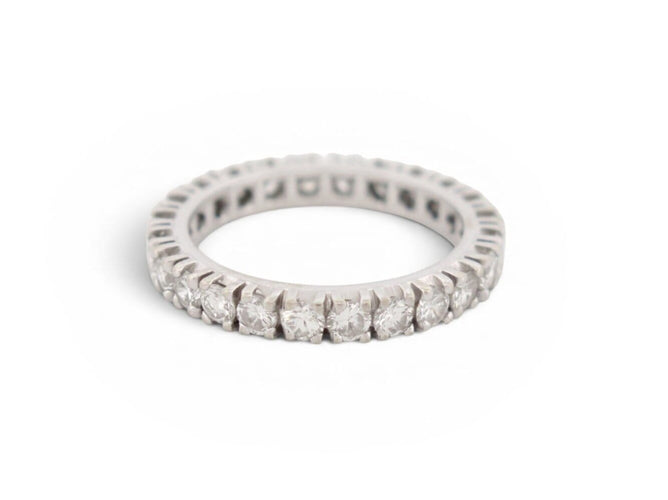 55 Alliance américaine - Bague T55 en or blanc 18k et diamants 2 ct 58 Facettes 276203